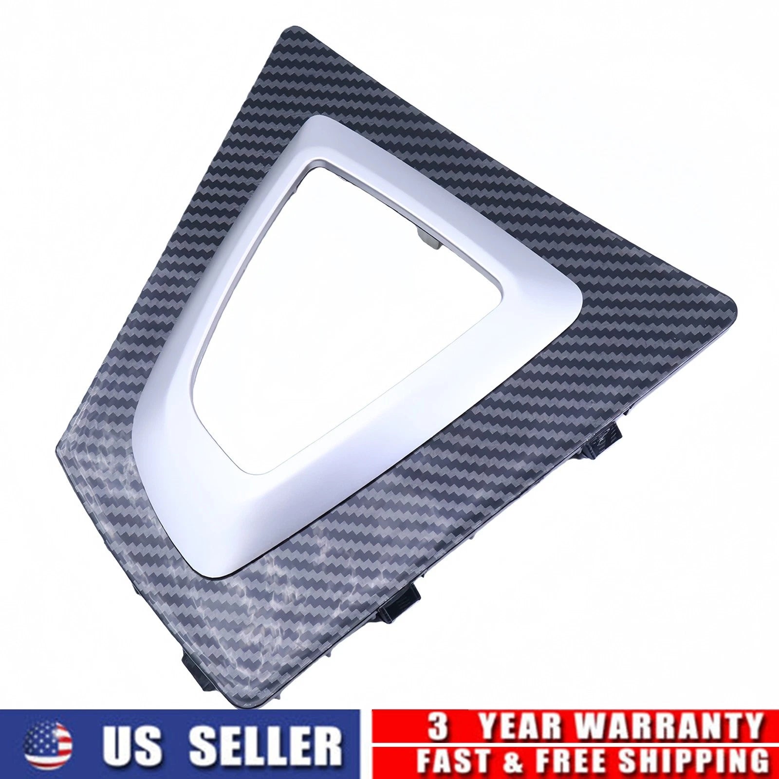 Carbon Fiber Gear Shift Selector Cover Panel for BMW 3 Series F30 (2012–2018)