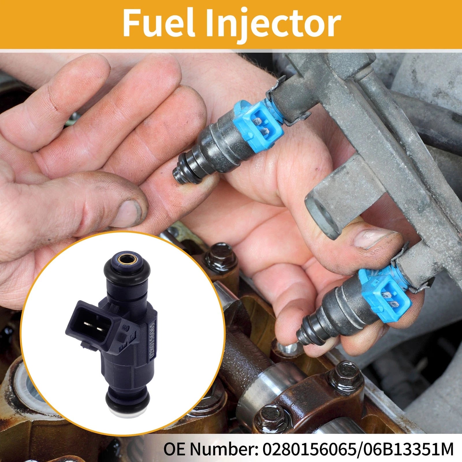 1 Pc No.0280156065 Fuel Injector for Volkswagen Passat 1.8L (2000–2005)