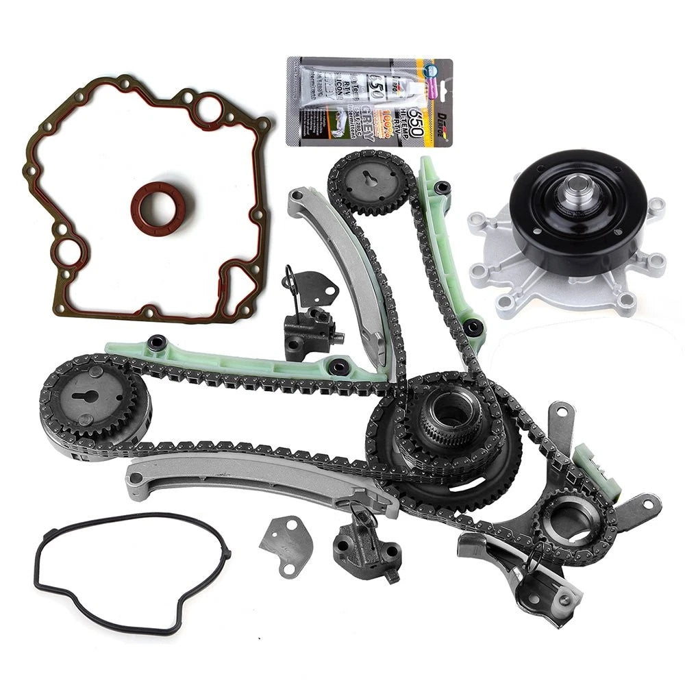 Timing Chain Kit with Water Pump Cover Gasket for Dodge Ram Dakota Jeep (2002–2008)