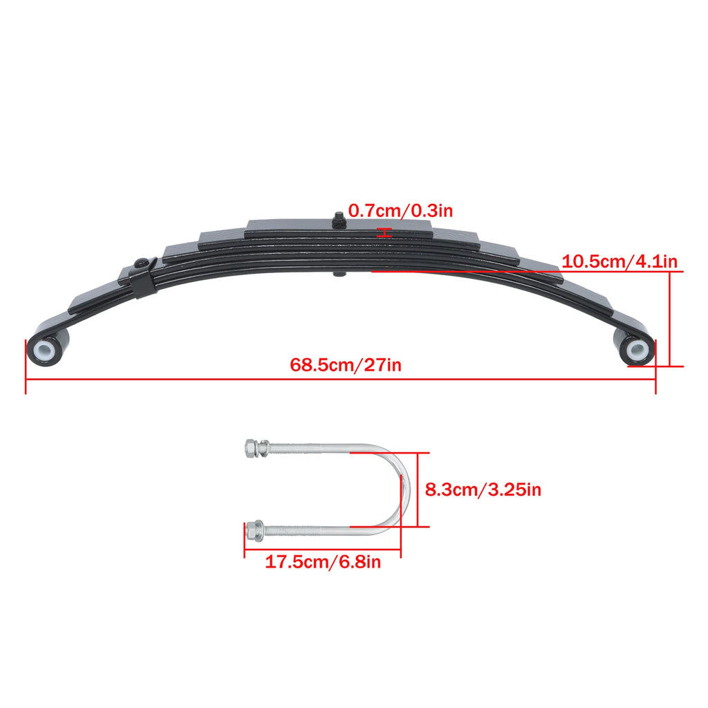 Trailer Suspension Kit for 7000lbs Single Axle (3500lbs Capacity)