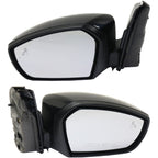 Set of 2 Heated Mirrors for 2017-2018 Ford Escape with Signal Light