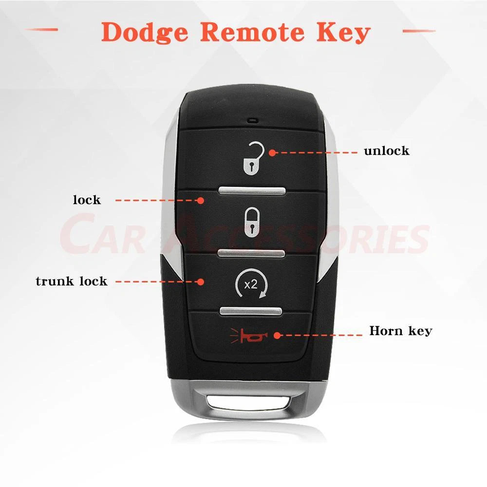 Smart Keyless Remote Key Fob for RAM 1500 (2019–2022) OHT-4882056 4BTN
