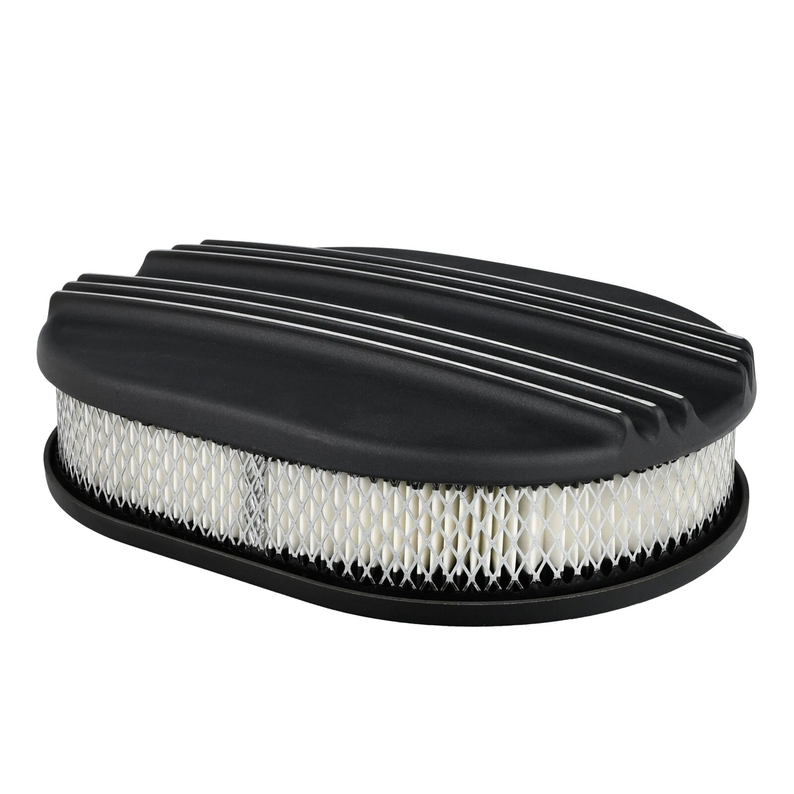 Short Valve Covers & 12" Oval Air Cleaner for Chevy SBC (1958–1986)