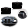 2X Front Bumper Turn Signal Lights for Jeep Wrangler (1987–1995) Smoked