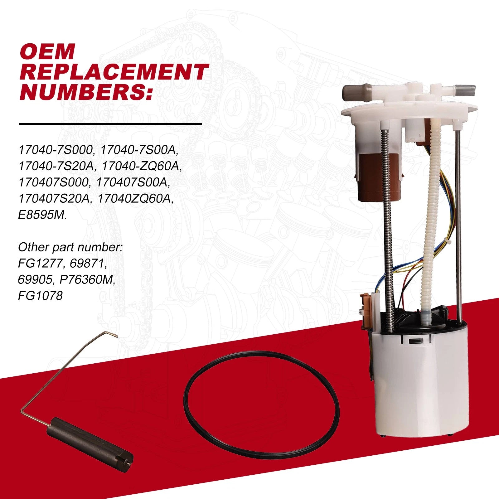 Fuel Pump Module Assembly for Nissan Armada Titan QX56 (2004-2007)
