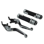 Titan Extendable Brake Clutch Levers Grips Set for Kawasaki Z900RS (2018-2023)