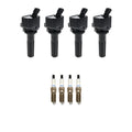 Set of 4 Ignition Coils & Spark Plugs for GMC Canyon Colorado (2004–2012)