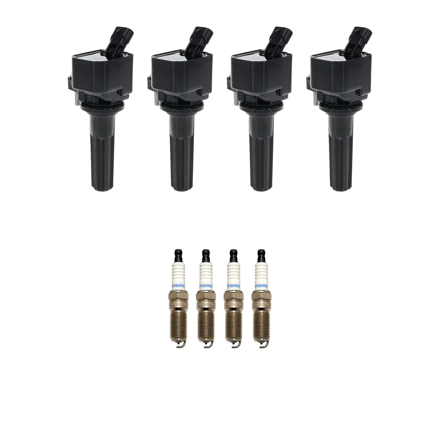 Set of 4 Ignition Coils & Spark Plugs for GMC Canyon Colorado (2004–2012)