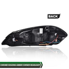 Chrome Housing Amber Headlight for Chevrolet Impala (2006–2016)
