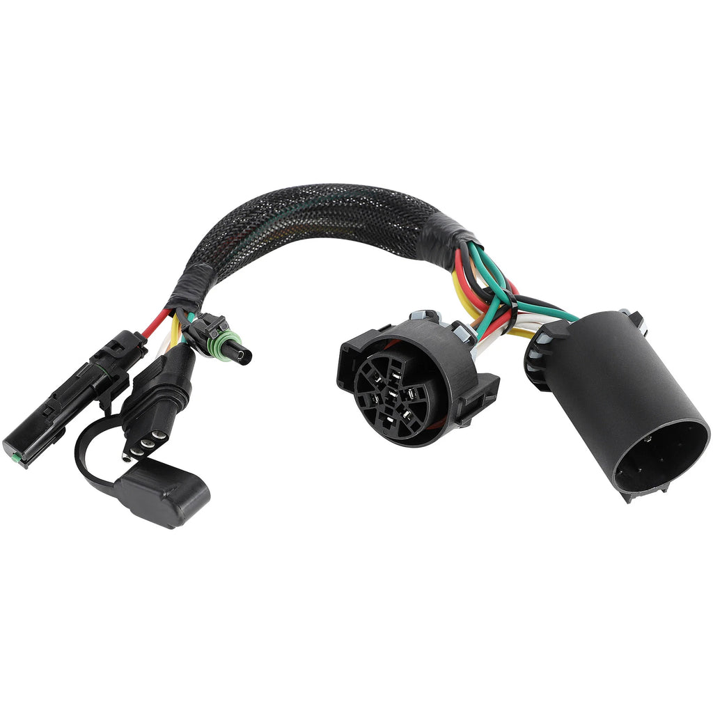 7 Way Trailer Light Bar Wiring Connector & 4 Pin Plug for Chevy Silverado 1500 (2007–2018)