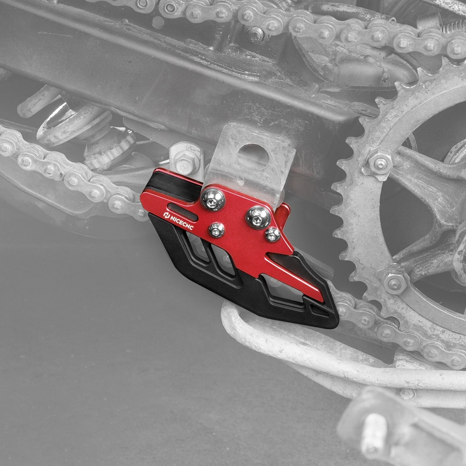 Chain Guide Slider for Yamaha Banshee 350 YFZ350 (1987–2006) Red #5X4-22199-00-00