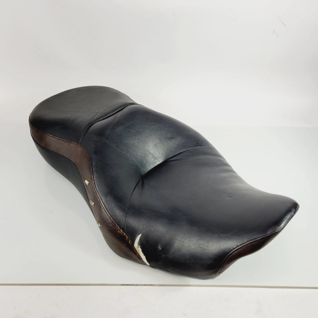 Seat for Harley-Davidson Road King (2008–2023) - Black and Brown