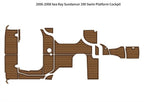 Swim Platform Cockpit Pad for Sea Ray Sundancer 290 (2006–2008) EVA Teak Floor