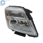 Right Side Halogen Headlight Assembly for GMC Terrain (2016-2017) Amber Chrome