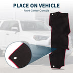 Set of 2 Dashboard Dash Cover Mats for Nissan Micra March K13 (2010–2017)