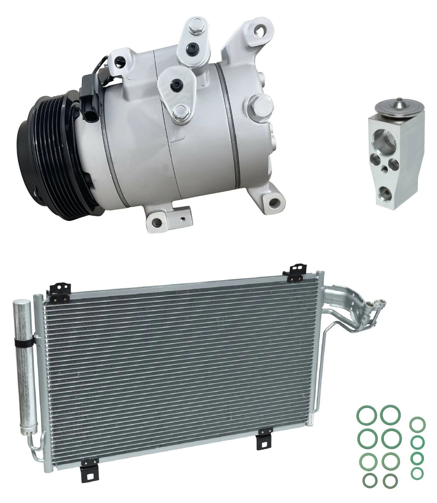 AC Compressor Kit with Condenser for Mazda 6 2.5L (2017-2017)