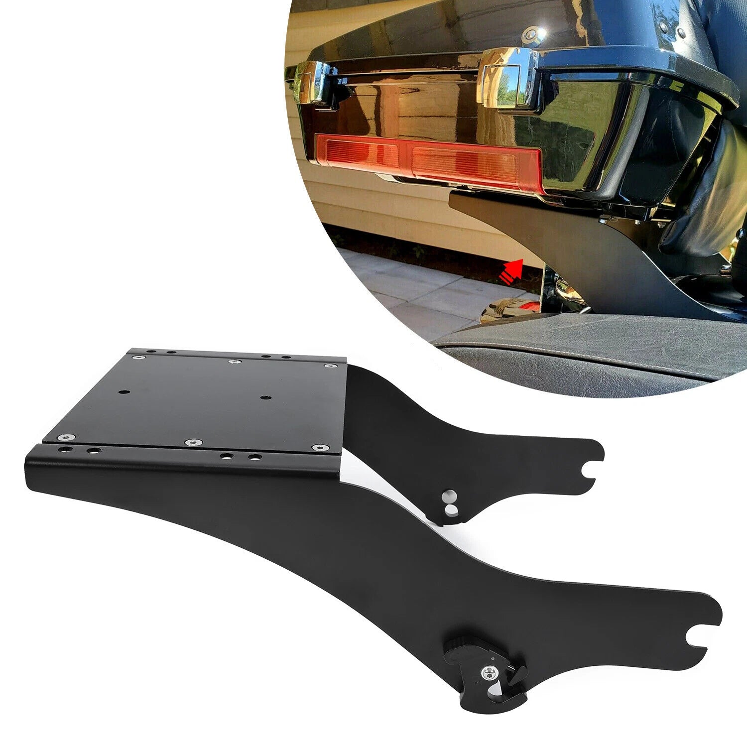 Razor Chopped Luggage Trunk Mount Bracket for Harley Touring Road King (1997–2008)