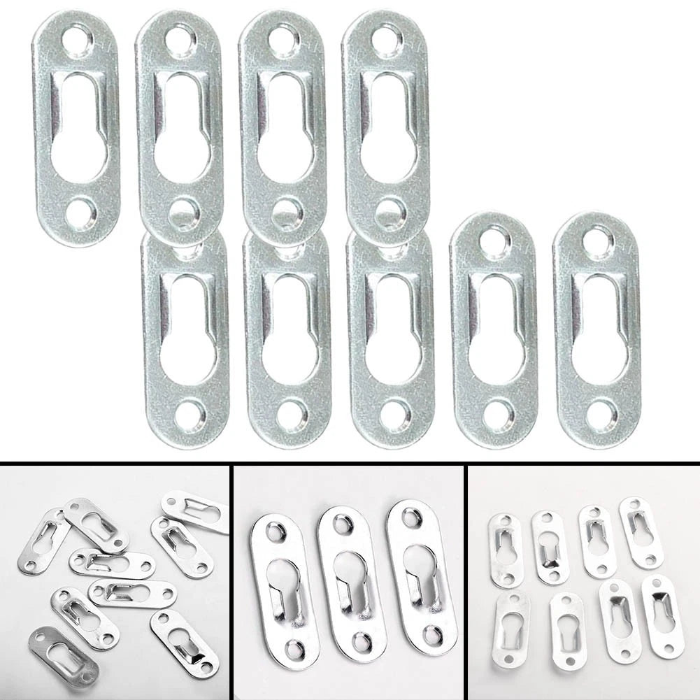 Metal Mirror Hook Snap Hanger Bracket for Wall Mounting