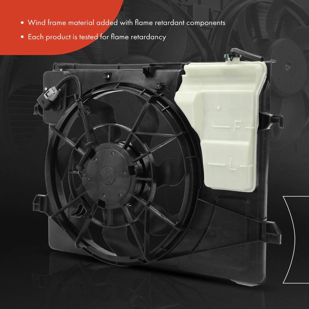 Cooling Fan Assembly with Shroud for Kia Forte (2010–2013)