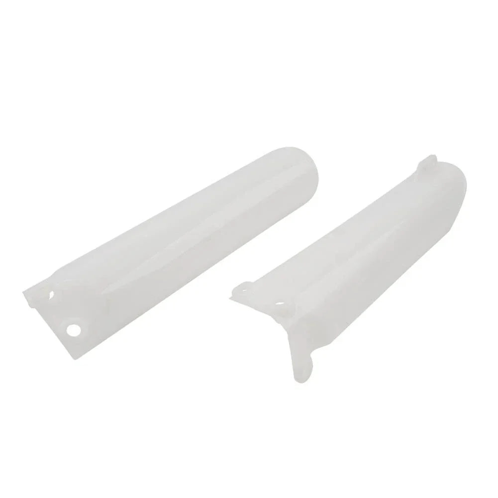 White Front Fork Guard Covers for Chinese 125-190cc Pit Dirt Bikes