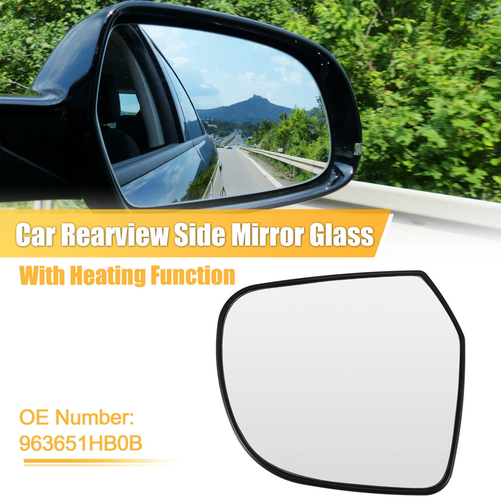 Heated Right Side Rearview Mirror Glass for Nissan Micra (No. 963651HB0B)