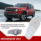 2X Clear Ice Blue LED Side Marker Lights for Jeep Renegade (2015–2023)