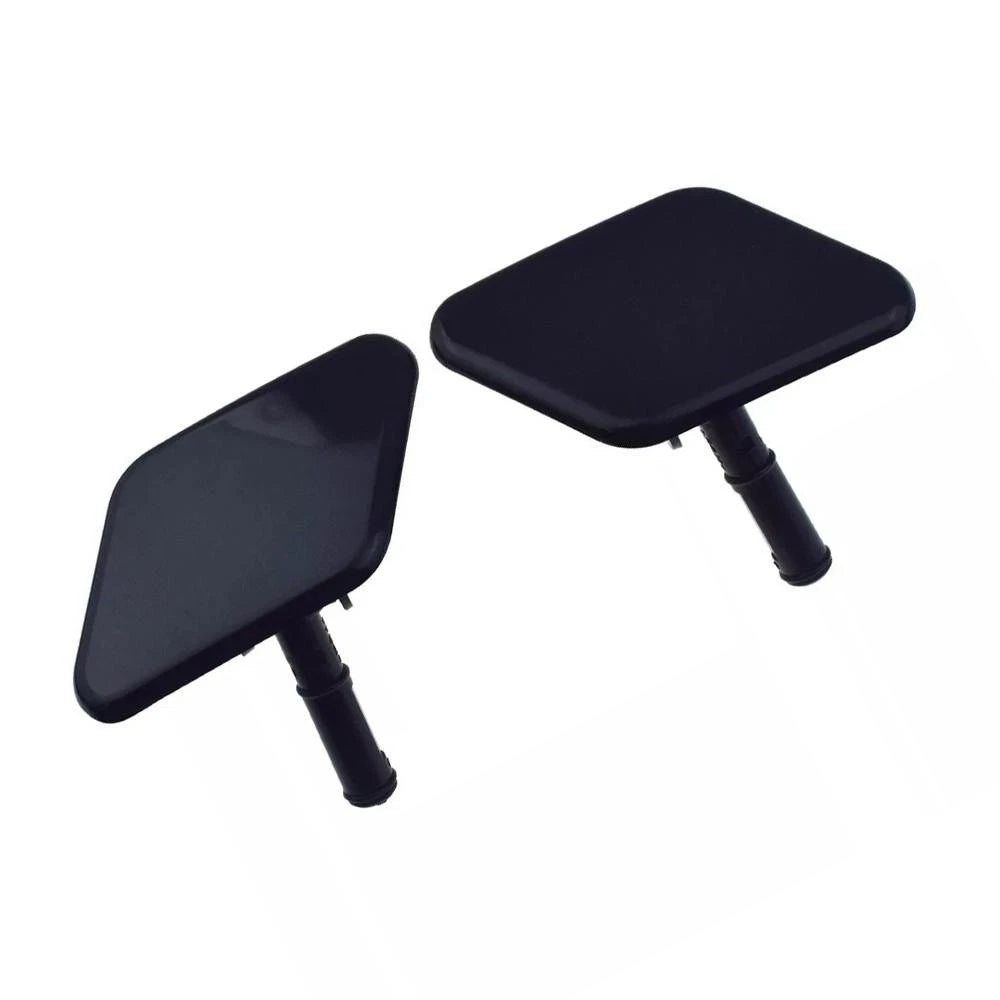 Headlight Washer Jet Caps Pair Black for Kia Sportage (2010–2016)