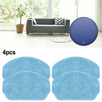 Set of 4 Microfiber Mop Pads for Vacuum Cleaner (177109mm)
