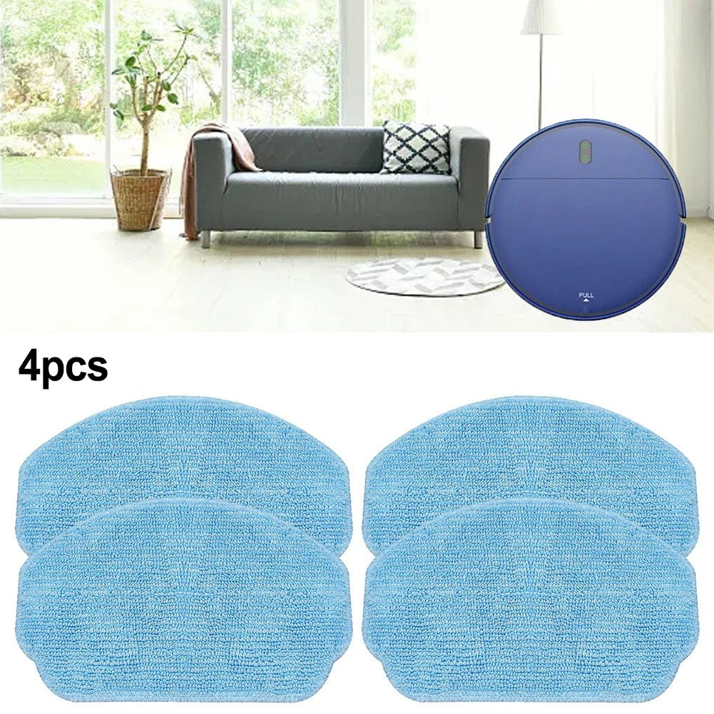 Set of 4 Microfiber Mop Pads for Vacuum Cleaner (177109mm)