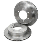 2 x Rear Disc Rotors + Brake Pad Set for Toyota Prado (1996–2009)
