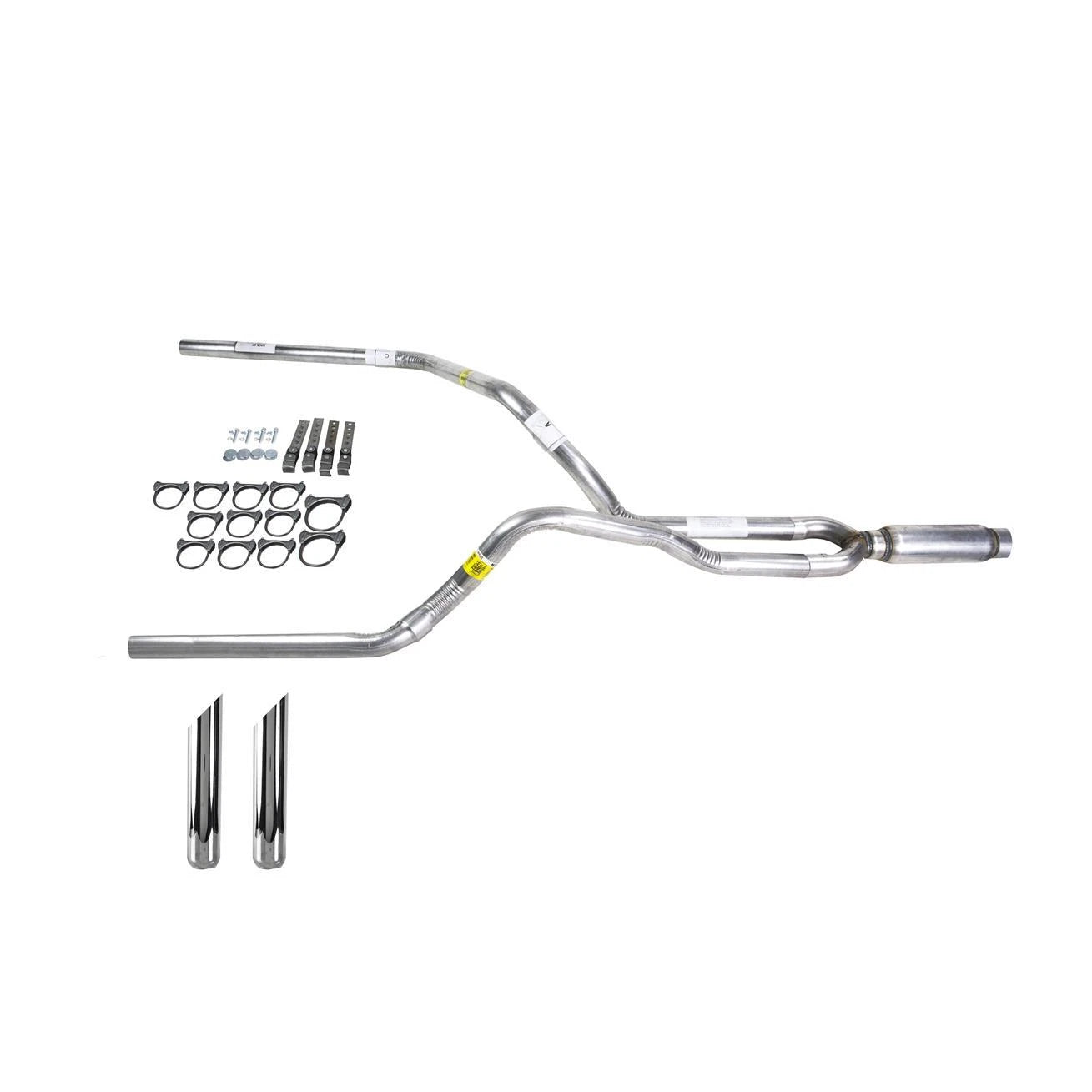 Dual Exhaust 2.5" Pipe Glass Pack Muffler for Ram (2009-2013)