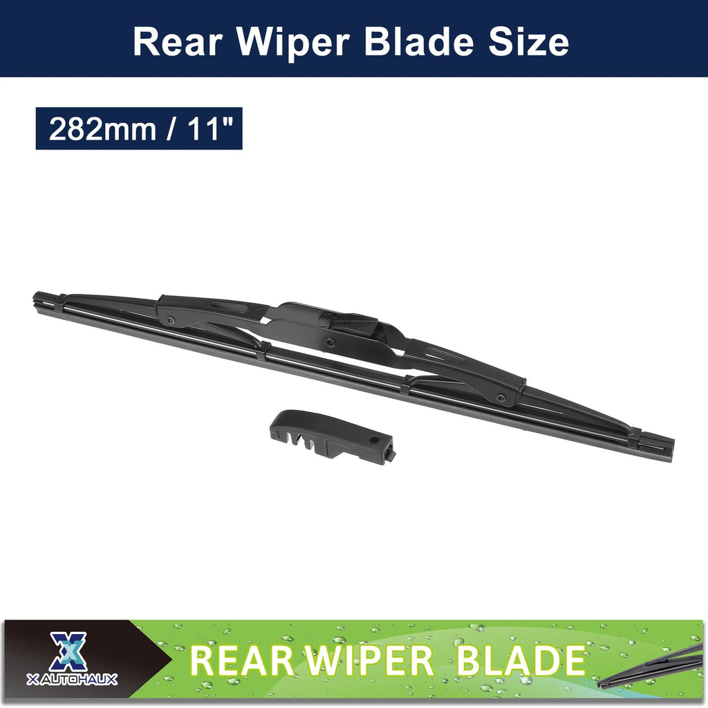 2pcs Rear Windshield Wiper Blade for Jeep Compass (2007–2015)
