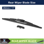 2pcs Rear Windshield Wiper Blade for Jeep Compass (2007–2015)