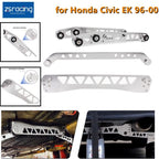 Rear Lower Control Arms for Honda Civic EK (1996–2000) Silver