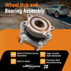 Front 5-Lug Wheel Hub Kit for Nissan Rogue/Qashqai (2014–2023) 713357