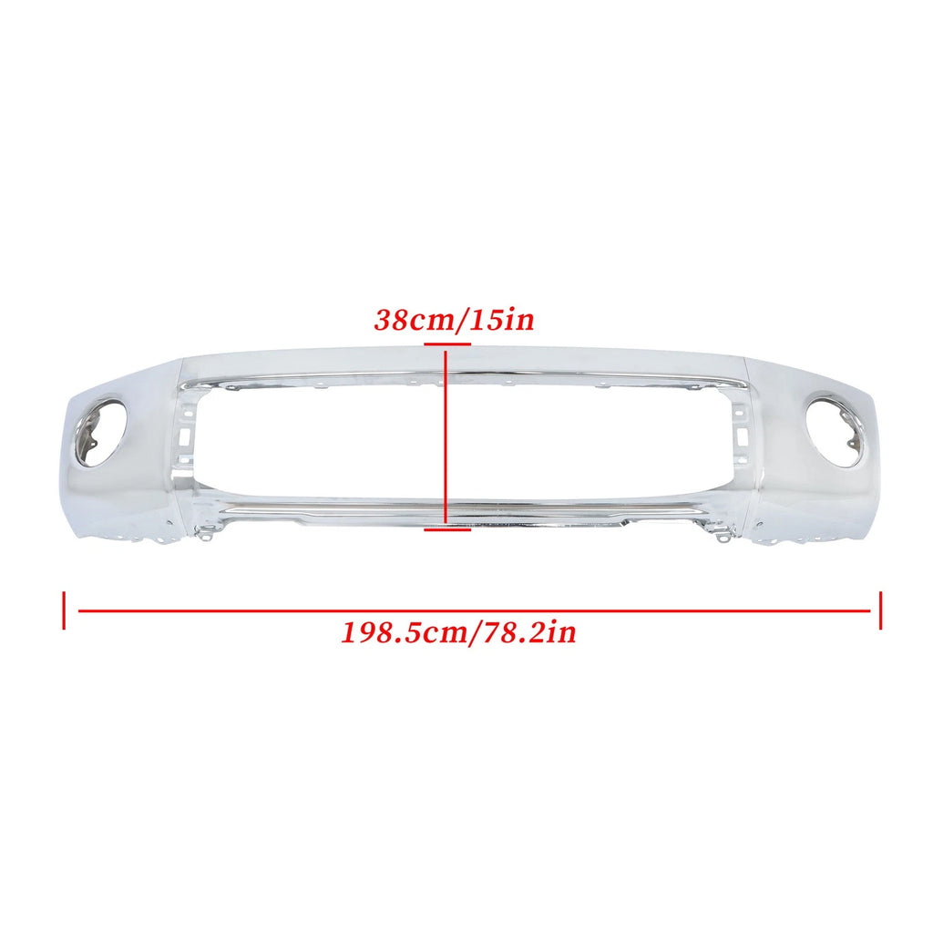 Chrome Front Bumper Face Bar for Toyota Tundra (2007-2013)