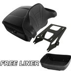 Trunk Backrest Pad Mount Rack for Harley Touring Road Glide (2014–2025)