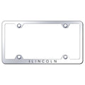 Stainless Steel Wide Body License Plate Frame - Officially Licensed for Lincoln