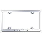 Stainless Steel Wide Body License Plate Frame - Officially Licensed for Lincoln