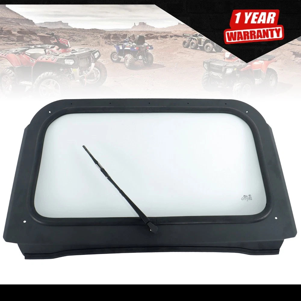 Full Glass Windshield with Wipers for Polaris RZR 570 800 XP 900 (2010â2021)