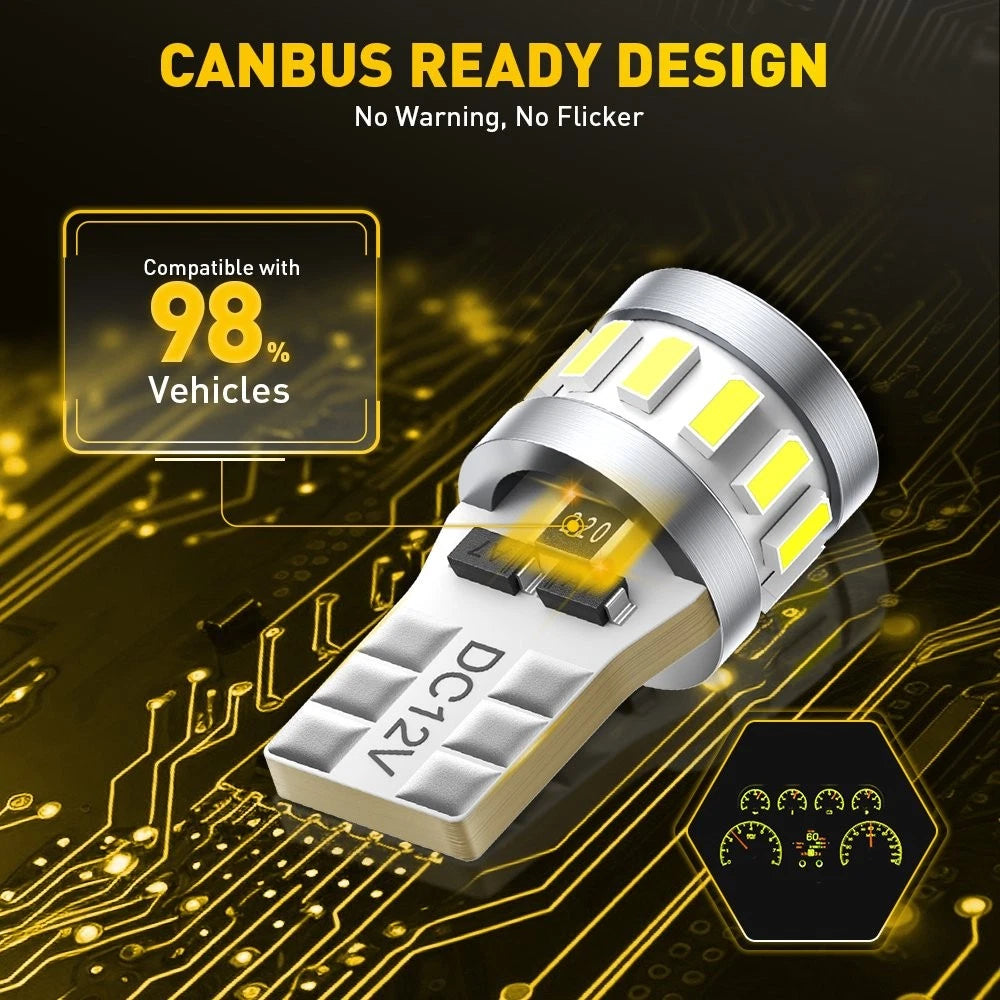 T10 168 W5W LED License Plate Light Bulbs for (2025)