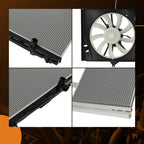 Aluminum Radiator Fan Cooling System for Toyota Camry (2012–2017)