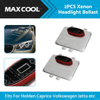 2X Xenon HID Headlight Ballast for Holden Caprice Statesman WM (2006–2017) 5DV00900000
