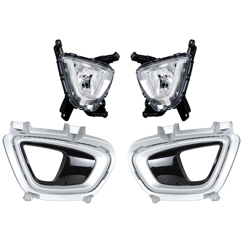 Set of 4 Fog Light Bezels for Kia Sorento (2016–2018)