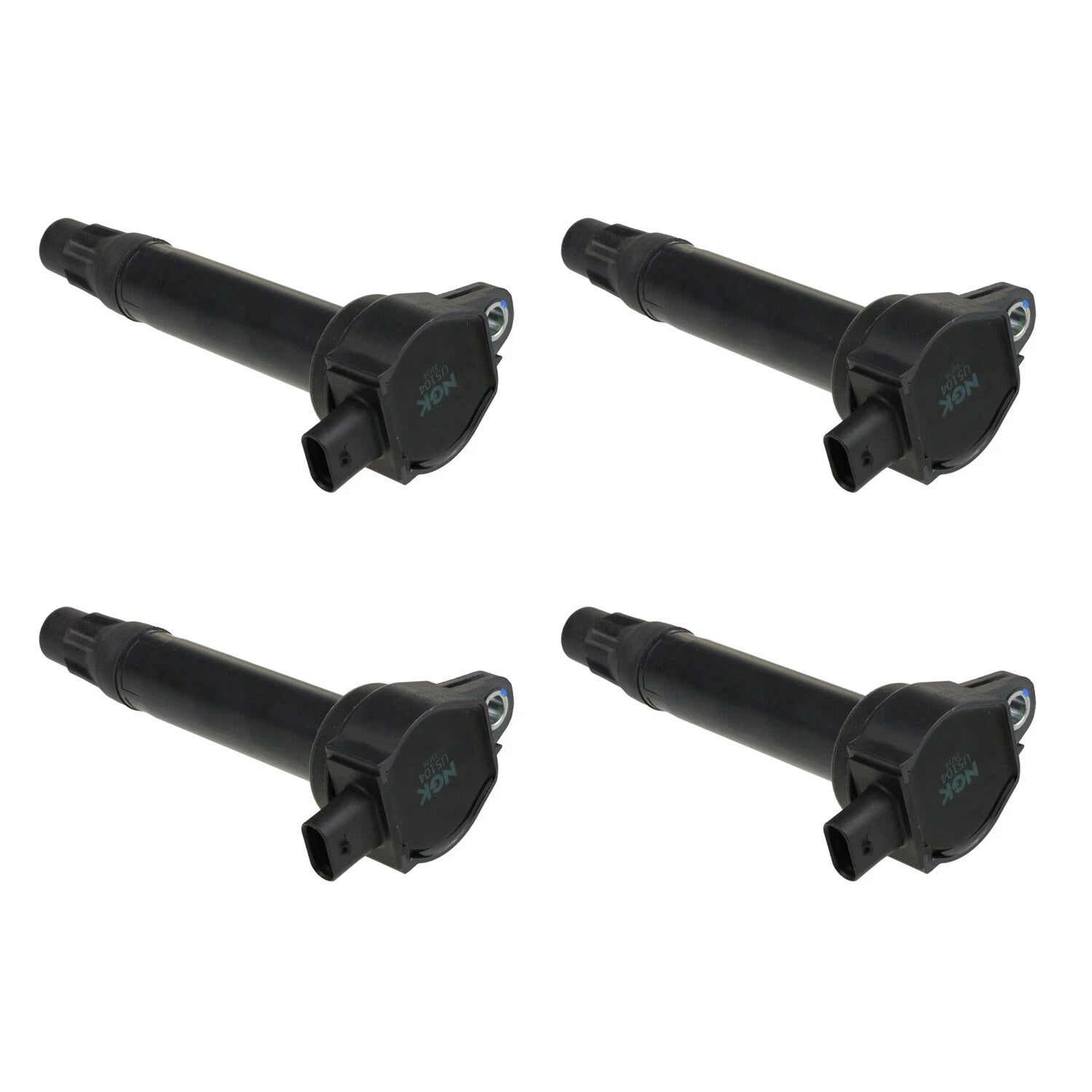 Set of 4 NGK Pencil Type Ignition Coils for Chrysler Dodge Jeep