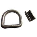 Set of 4 Weld-On D Ring Tie Down Rings for Flatbed Trailer (60)