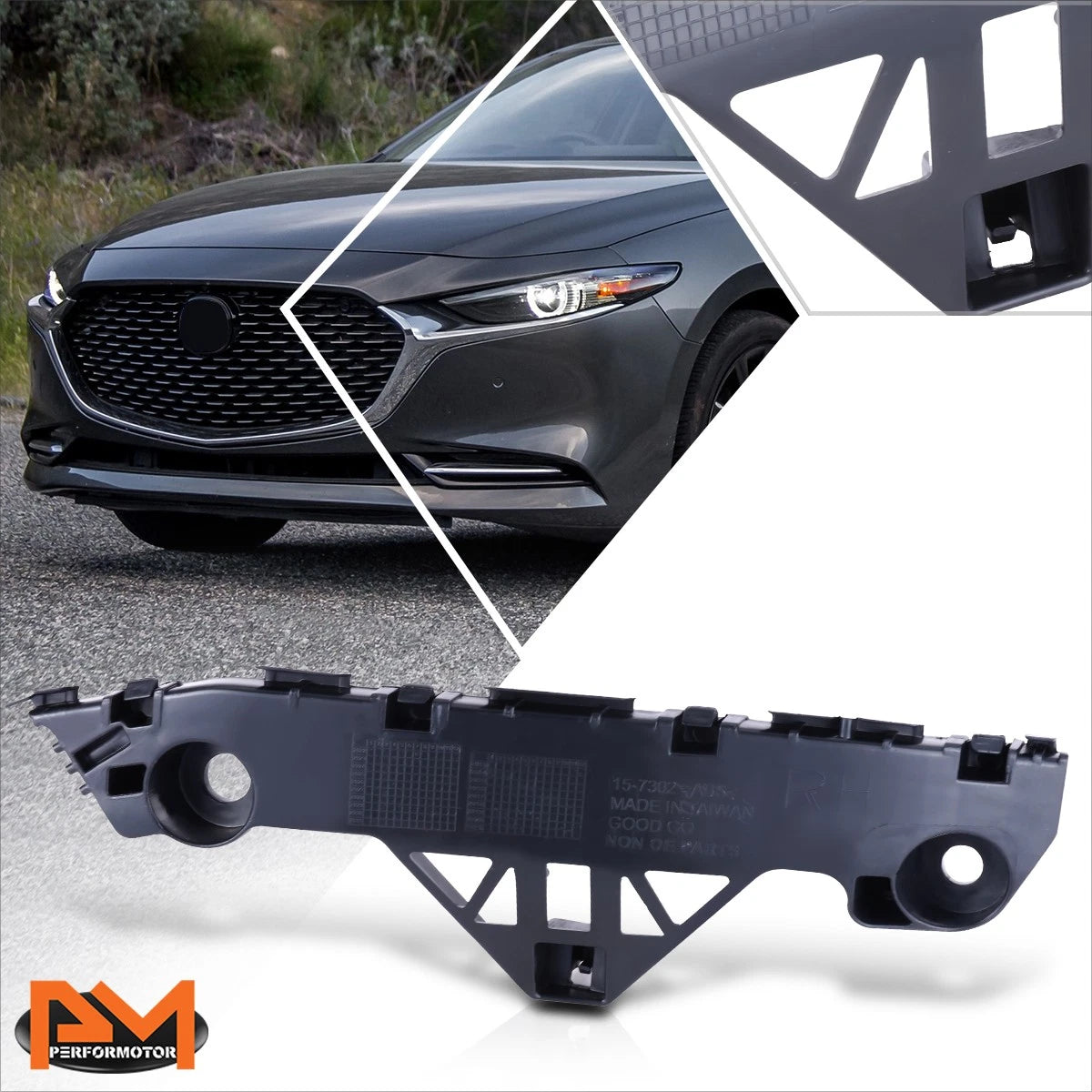 Bumper Cover Retainer Support Bracket for Mazda 3 (2010–2013)