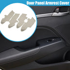 2 Pair Door Panel Armrest Cover for Hyundai Santa Fe (2006–2012) Beige