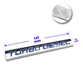 Polished Metal 3D Decal Blue Emblem for Chevrolet Dodge