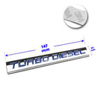 Polished Metal 3D Decal Blue Emblem for Chevrolet Dodge